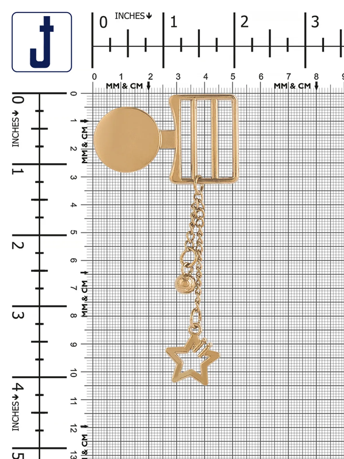 Shiny Bronze Chain Tassel Design Fashion Hardware