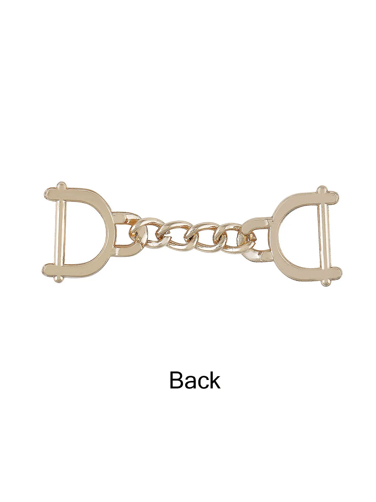 Shiny Gold Handcuffs Design Hardware