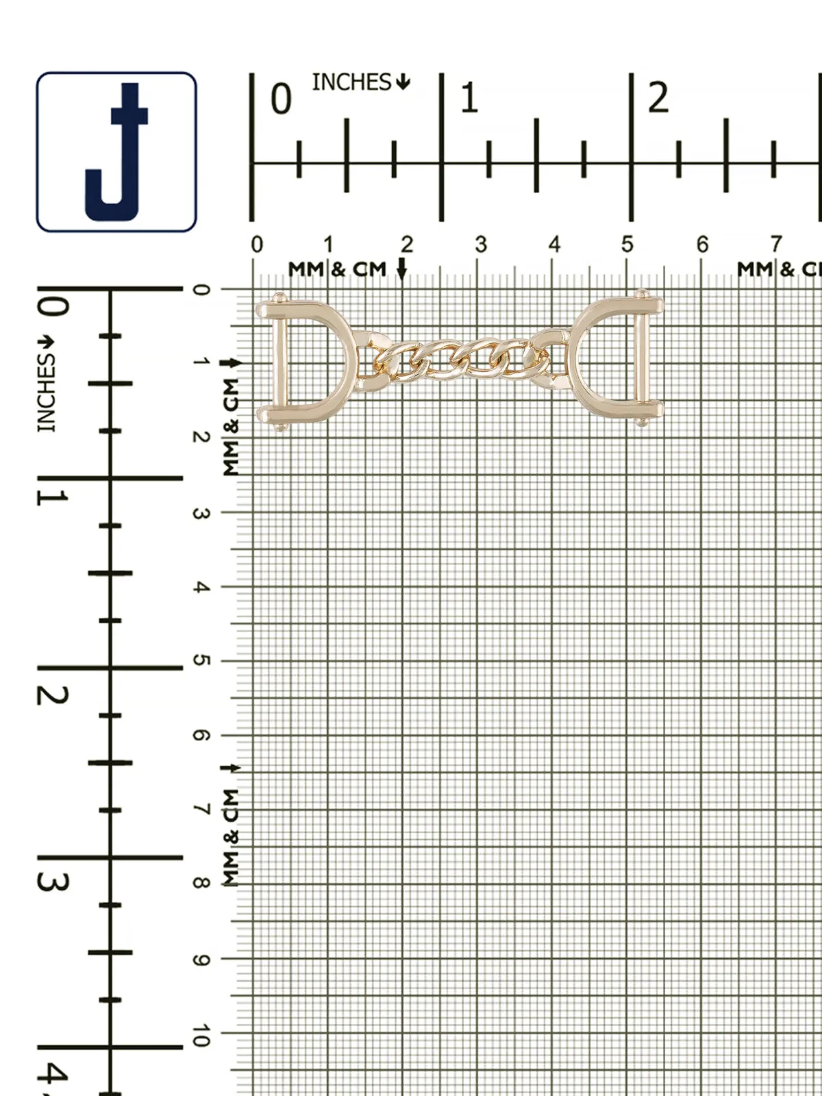Shiny Gold Handcuffs Design Hardware