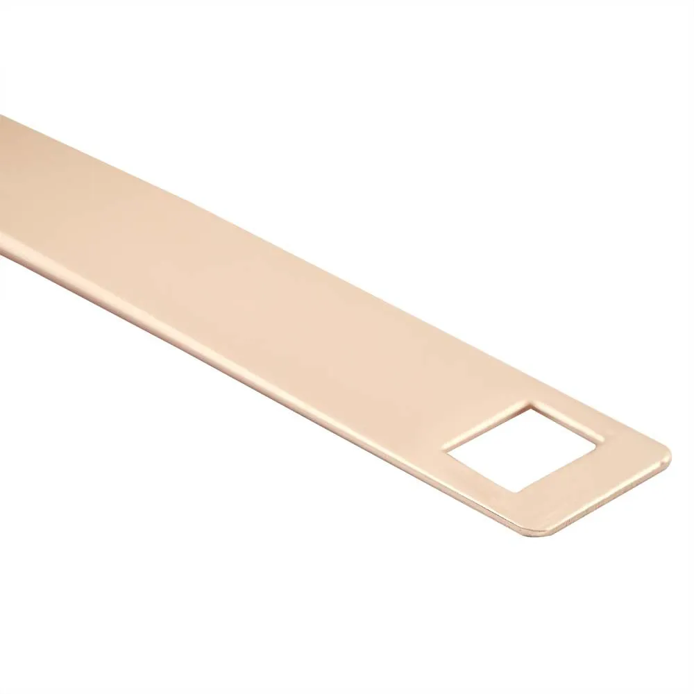 Shiny Gold Smooth Surface Plain Metal Plate for Dresses