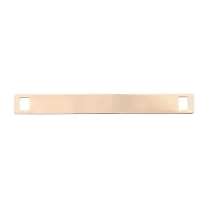 Shiny Gold Smooth Surface Plain Metal Plate for Dresses