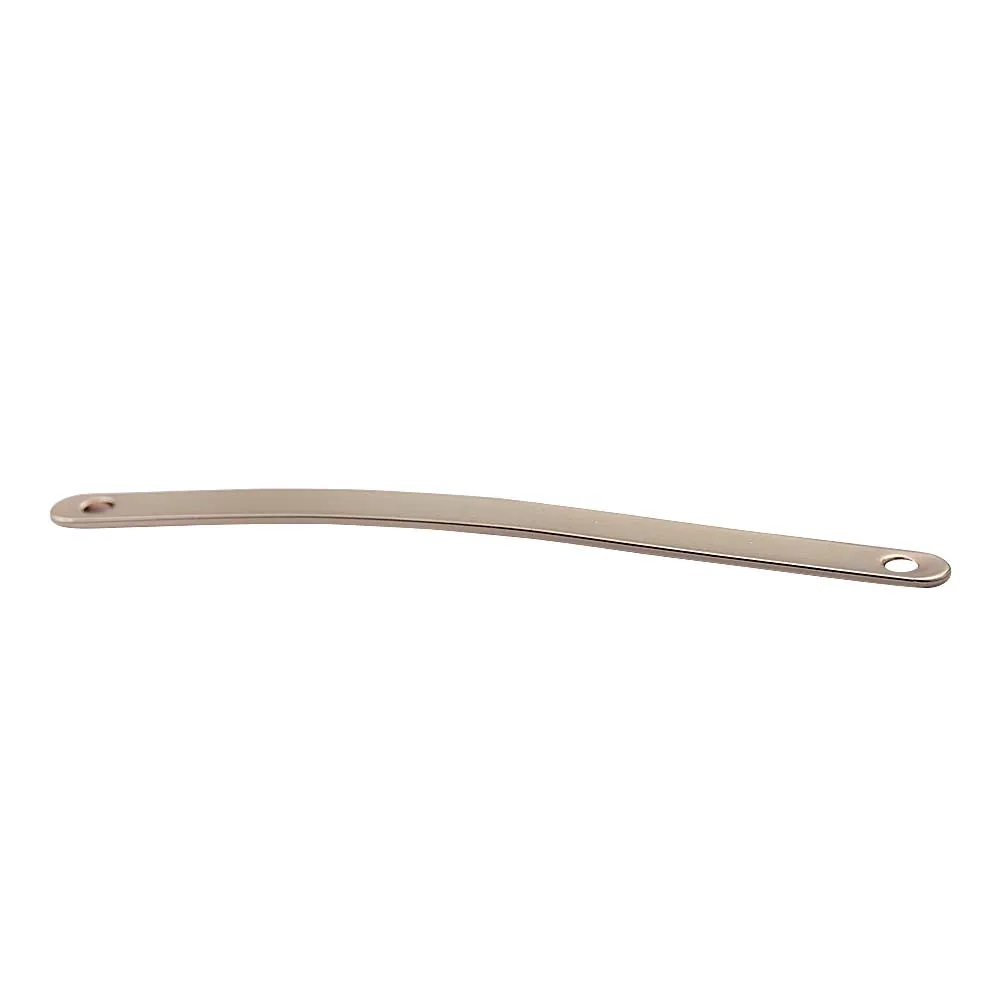 Small Sleek Structure Shiny Gold Metal Plate Clothing Hardware