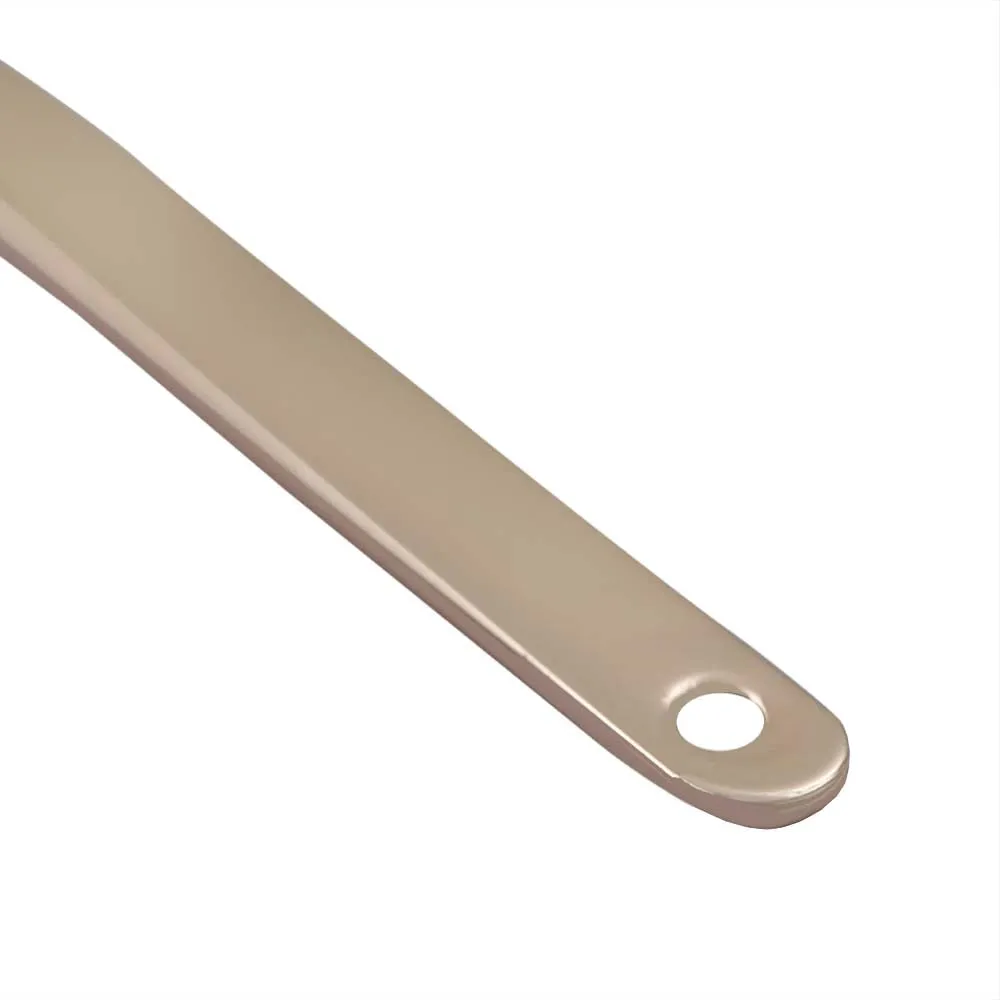 Small Sleek Structure Shiny Gold Metal Plate Clothing Hardware