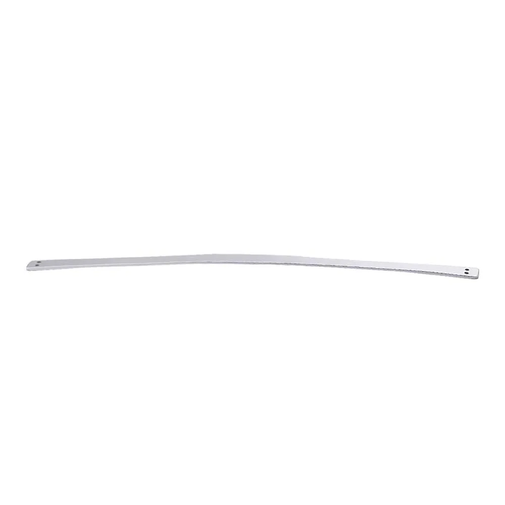 Small Sleek Structure Shiny Silver Metal Plate Clothing Hardware