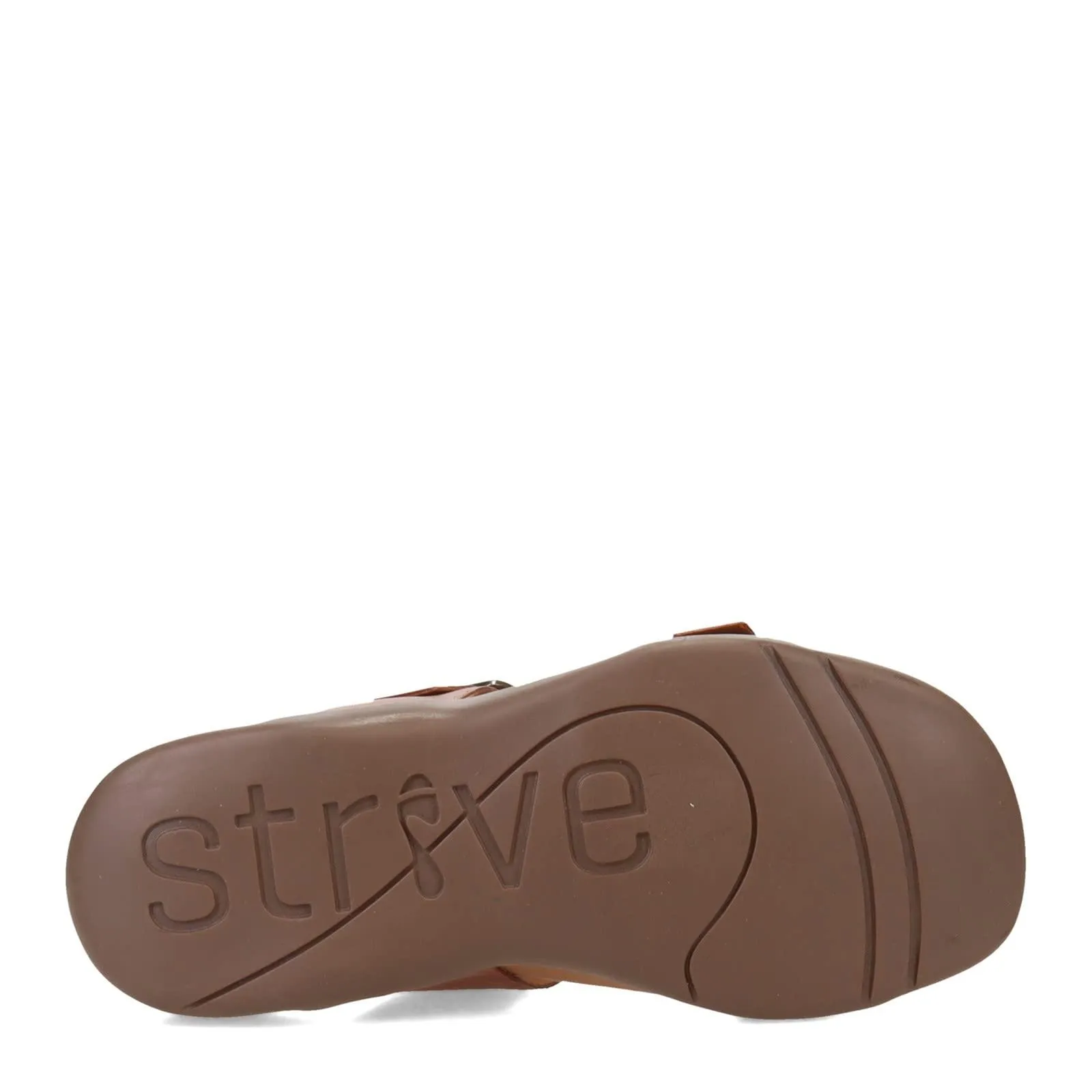 Strive Women's Caprera Tan Size 6 Built-in Arch Support Orthotic Sandal