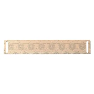 Textured Surface Star Design Metal Plate for Clothing
