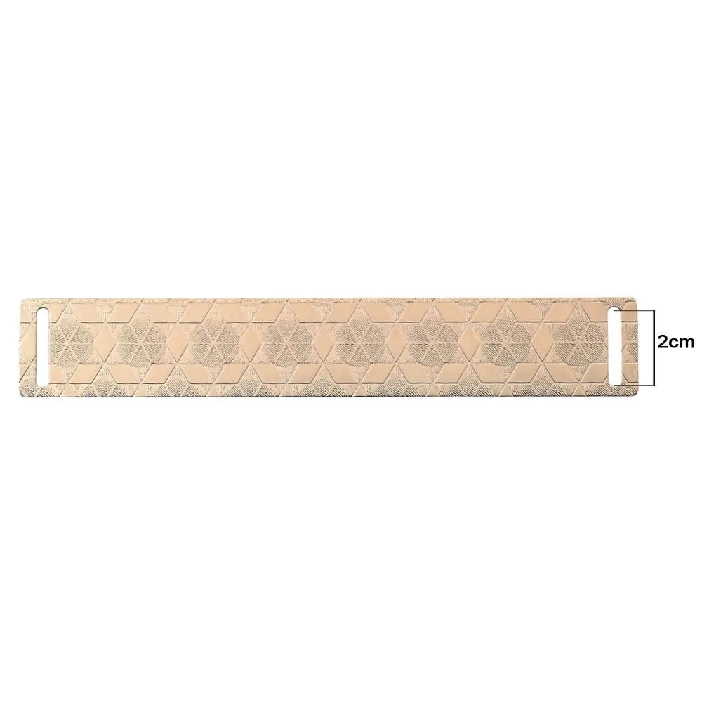 Textured Surface Star Design Metal Plate for Clothing