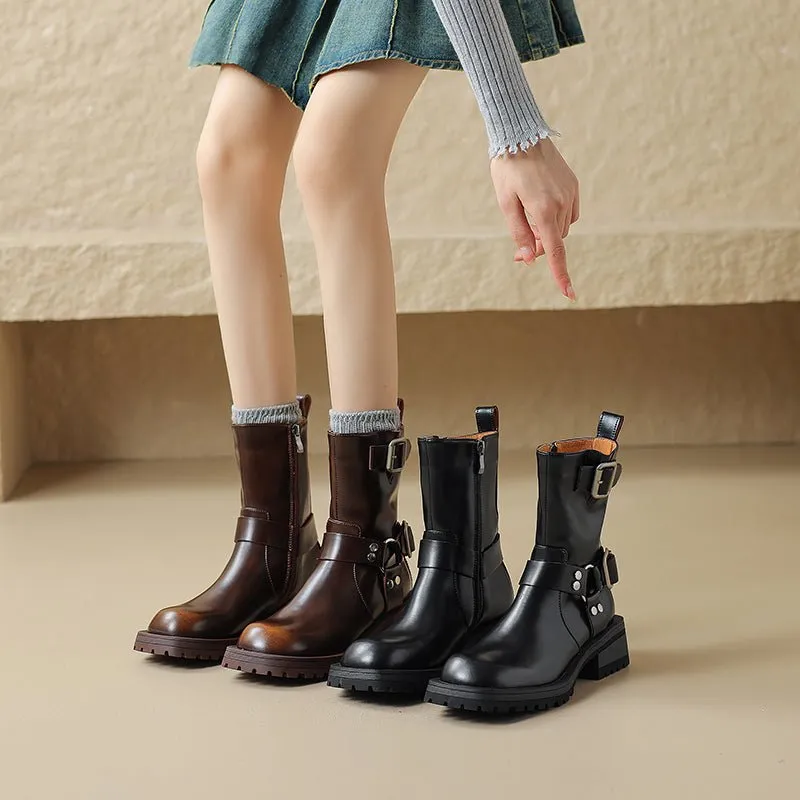 Veltique Croctex Chic Ankle Boots